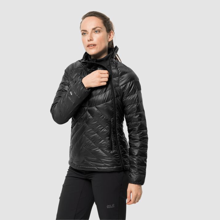 Chamarra Pluma Jack Wolfskin Athletic Mujer Negros Mexico-6411837